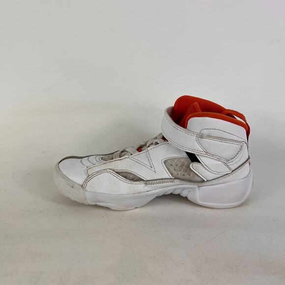 Nike Jumpman Two Trey youth kids boys size 13 c orange white leather sneakers - Picture 6 of 10